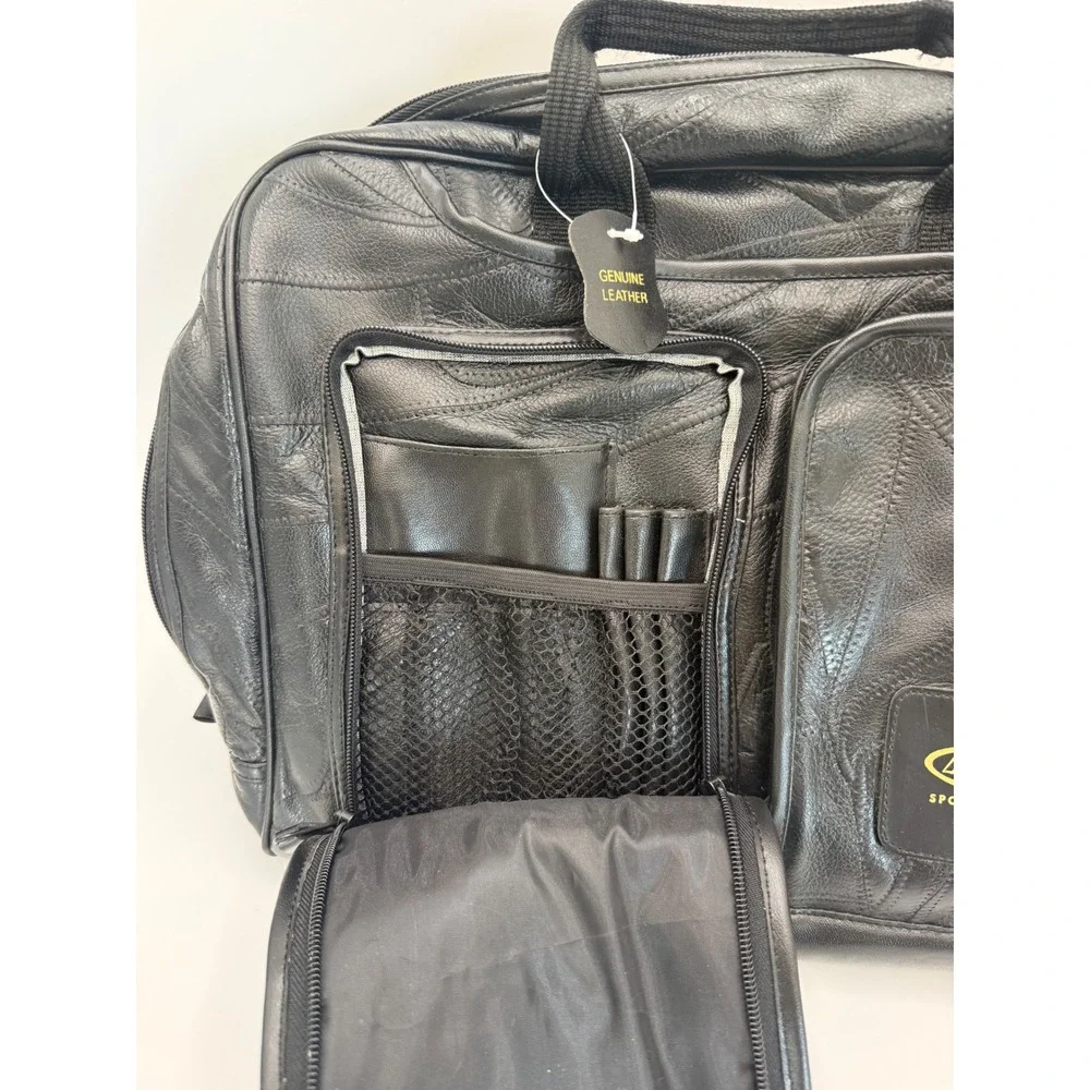 Rampage Sportfishing Yachts Genuine Leather Duffel Bag w/ Strap 19x13